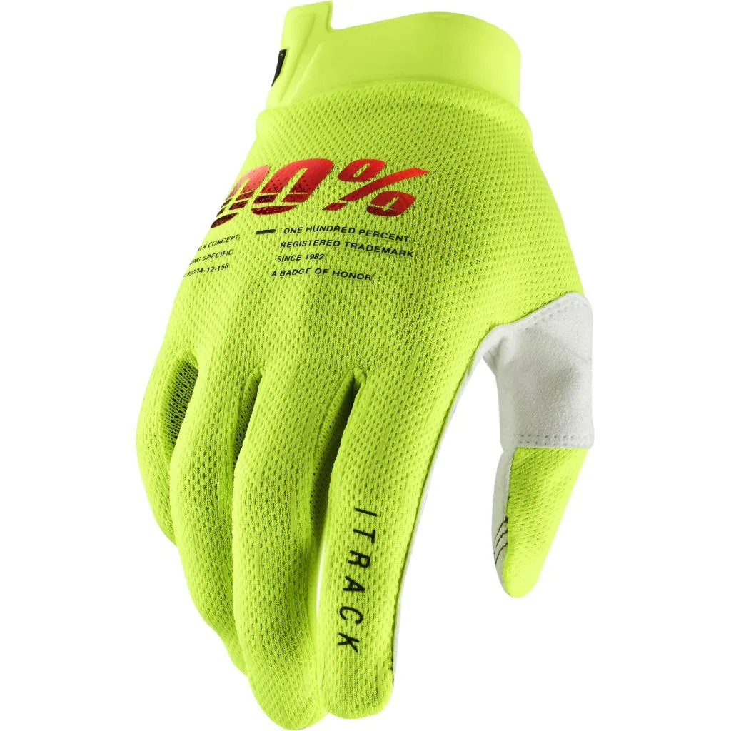 100% Youth iTrack Gloves