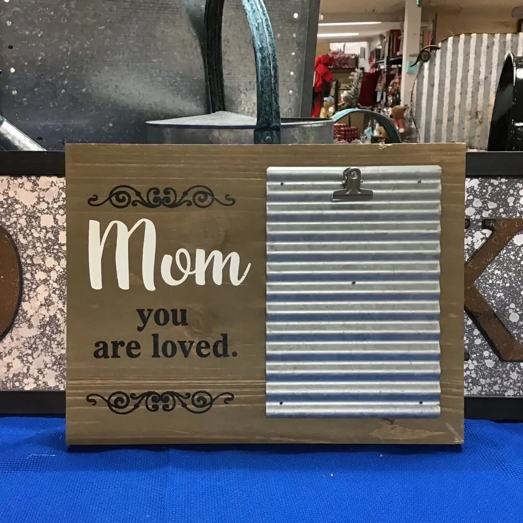 12" Wooden Grandma/Mom Photo Frame - 2 Styles