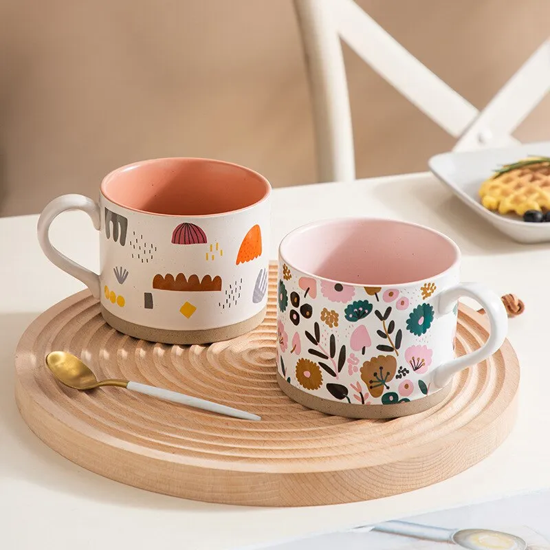 400ML Porcelain coffee mugs