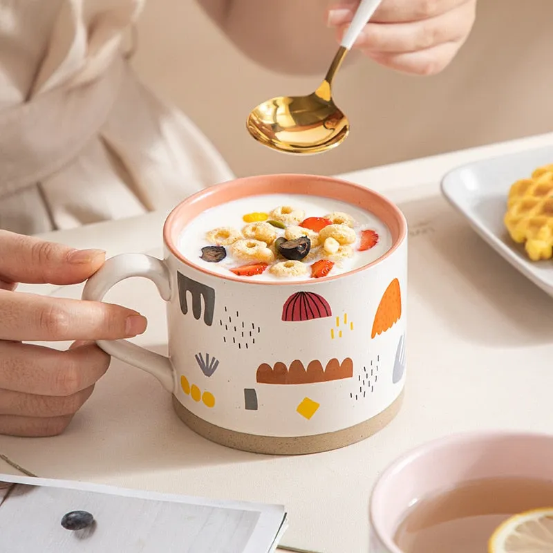 400ML Porcelain coffee mugs
