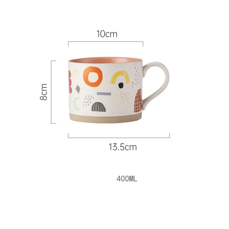 400ML Porcelain coffee mugs