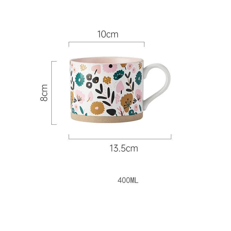 400ML Porcelain coffee mugs