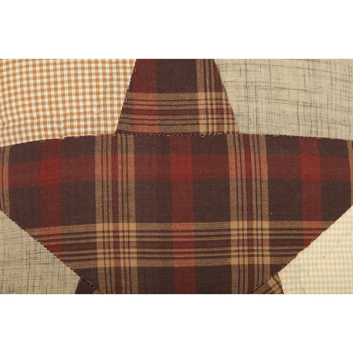 Abilene Star Quilted Pillow 12x12