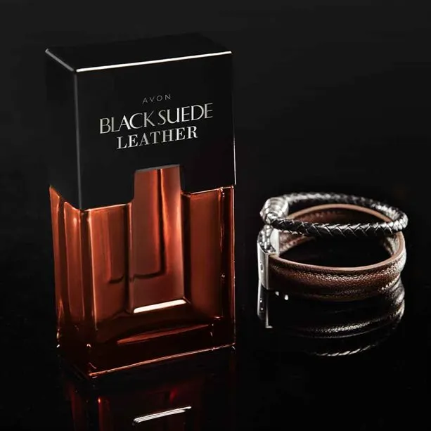Avon Black Suede Leather Eau de Toilette - 75ml
