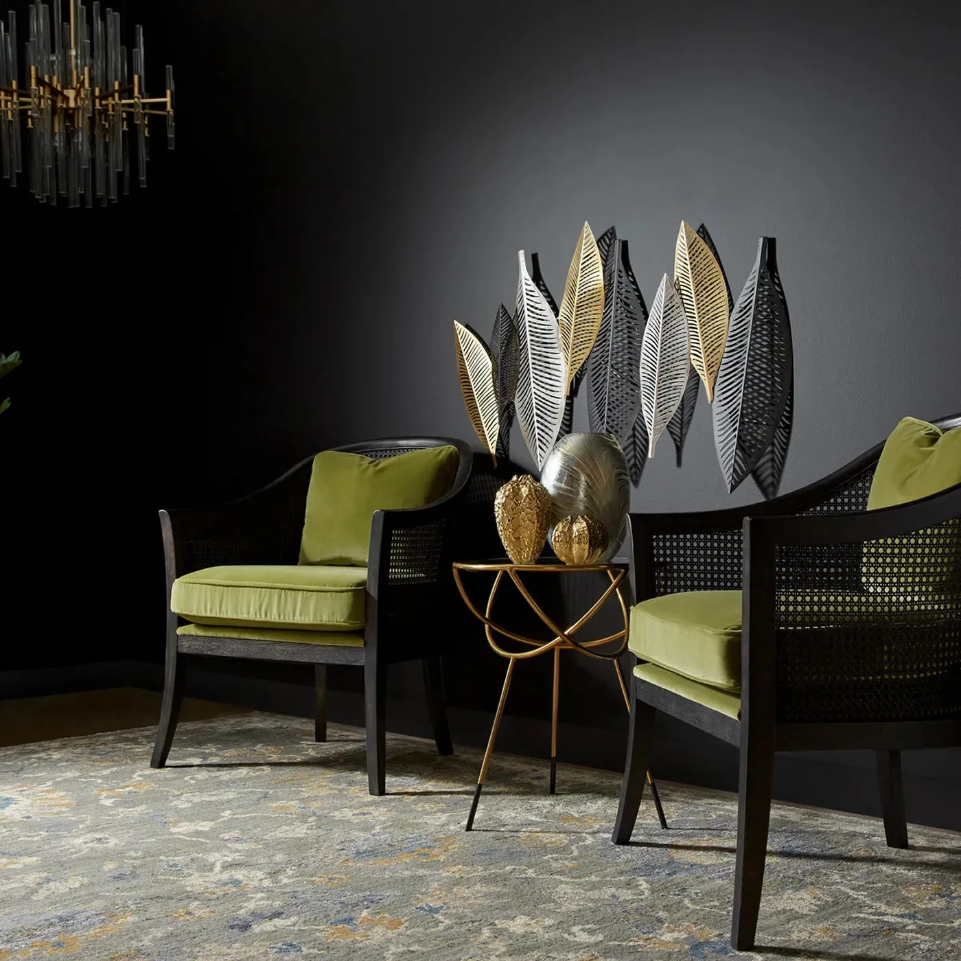 Banana Leaf Metal Wall Art