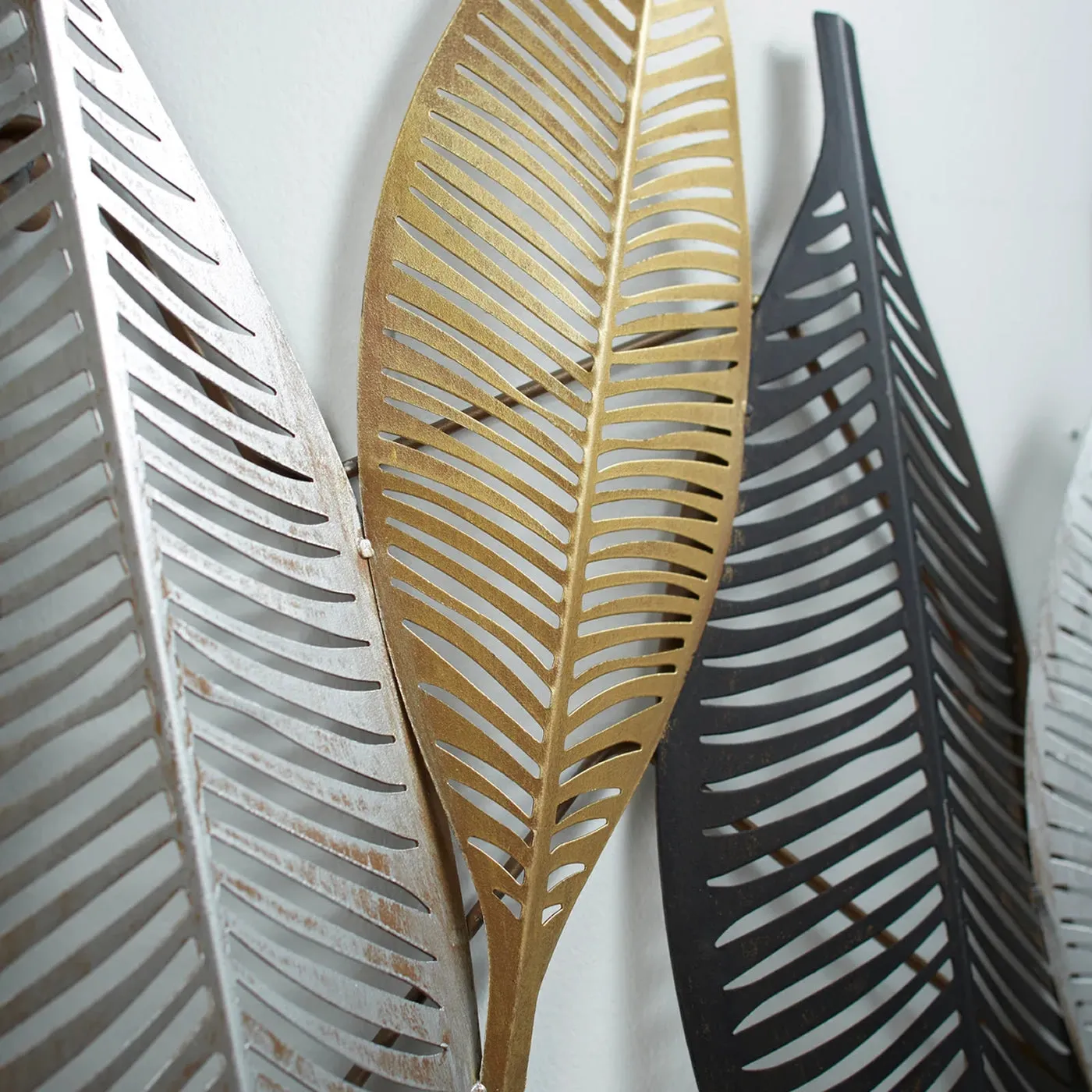 Banana Leaf Metal Wall Art