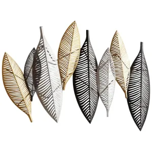 Banana Leaf Metal Wall Art