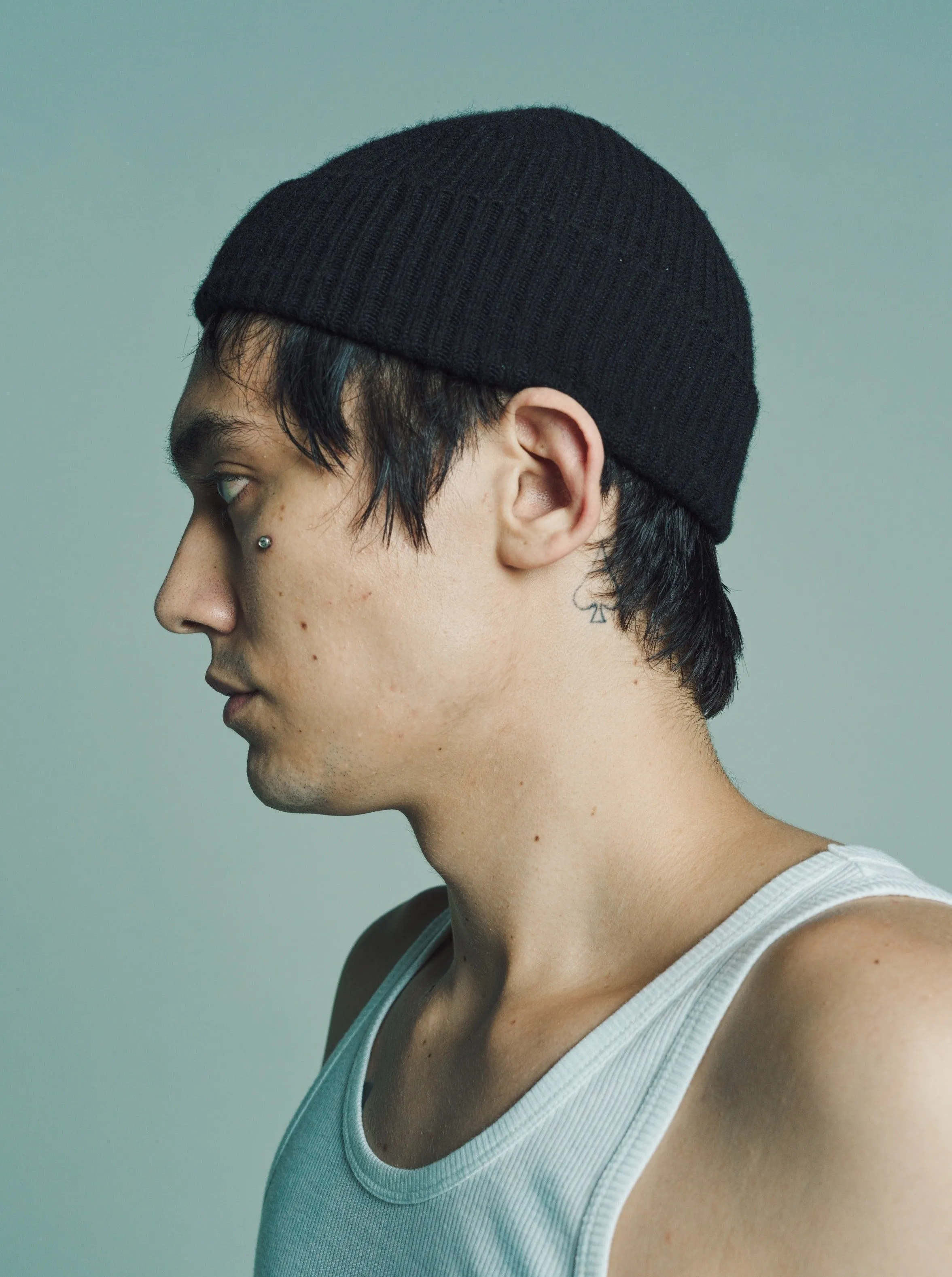 Black Cashmere Beanie