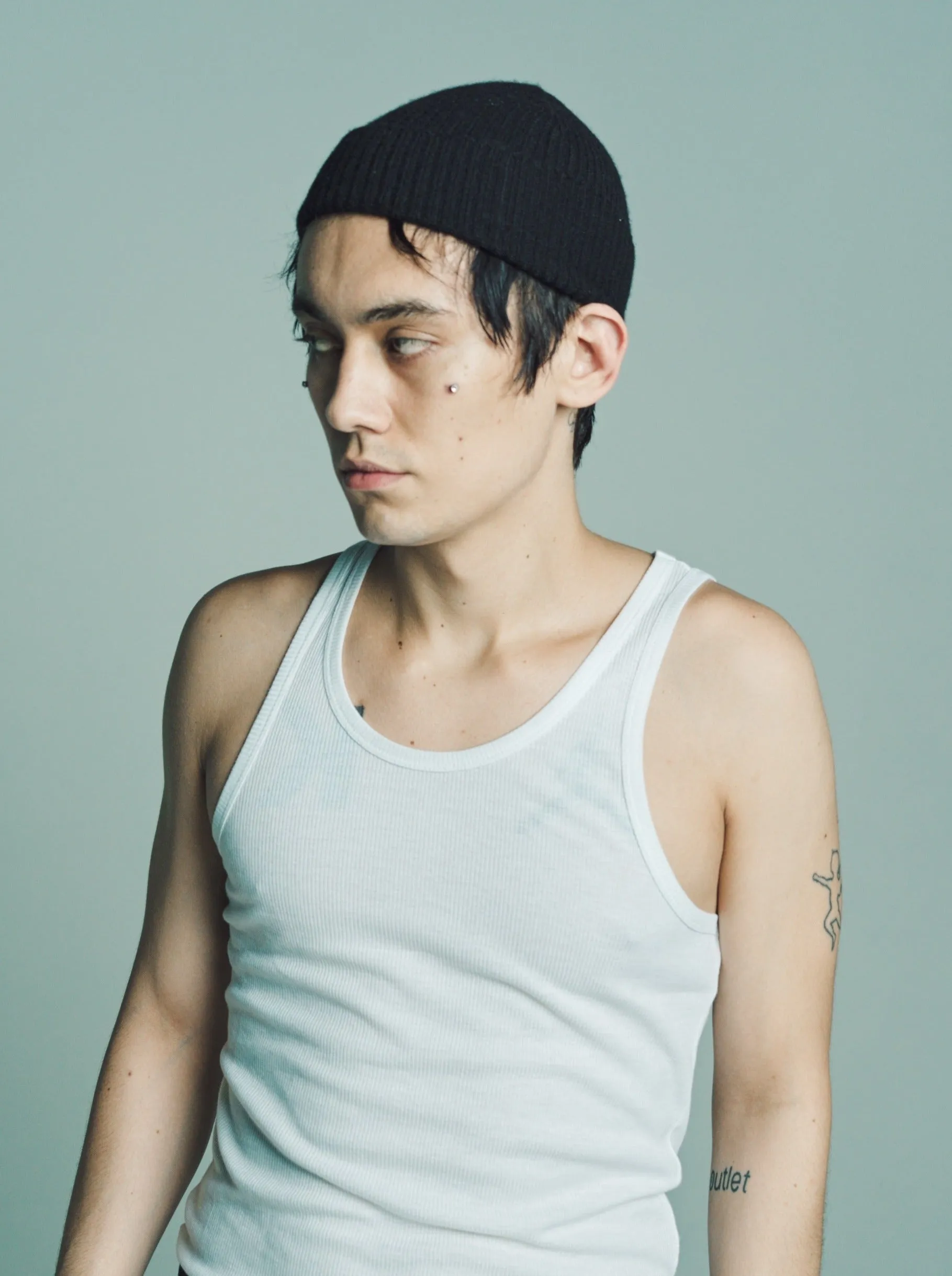 Black Cashmere Beanie