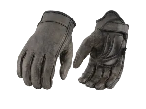 Brown Leather Riding Gloves