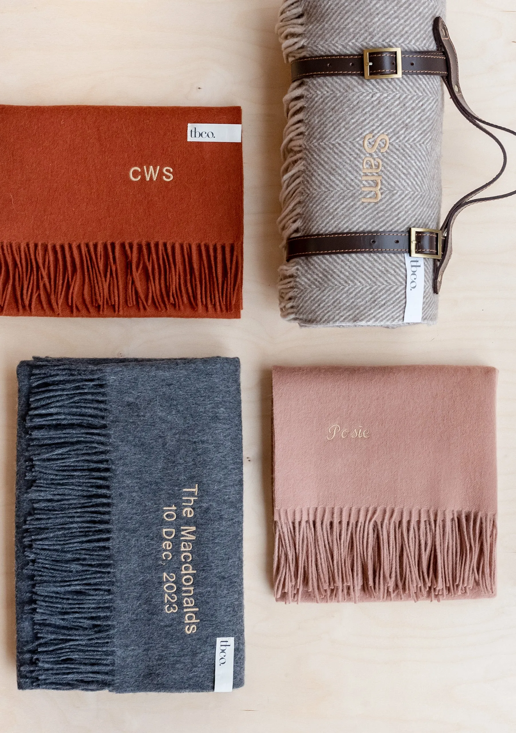 Cashmere Blanket in Charcoal Melange