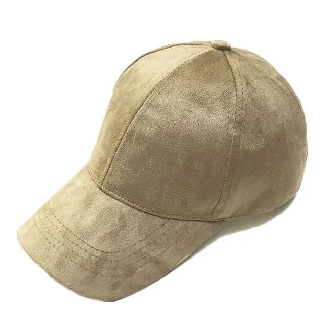 Classy Men Suede Cap Camel