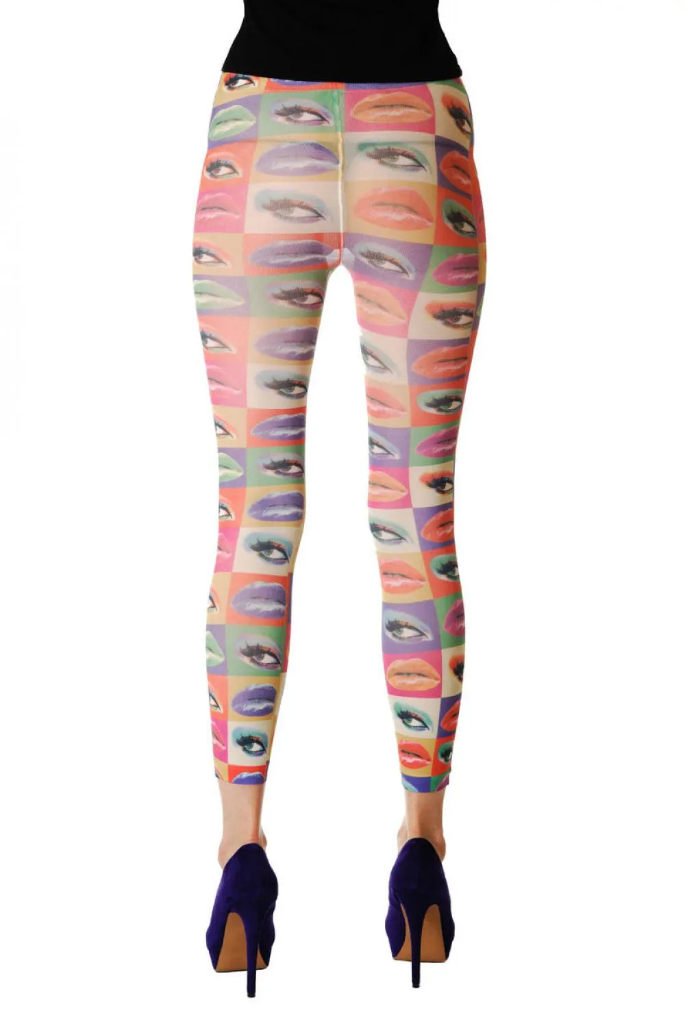 Colourful Lips & Eyes Footless