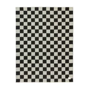 Crosby Heirloom Blanket - Black/Ivory
