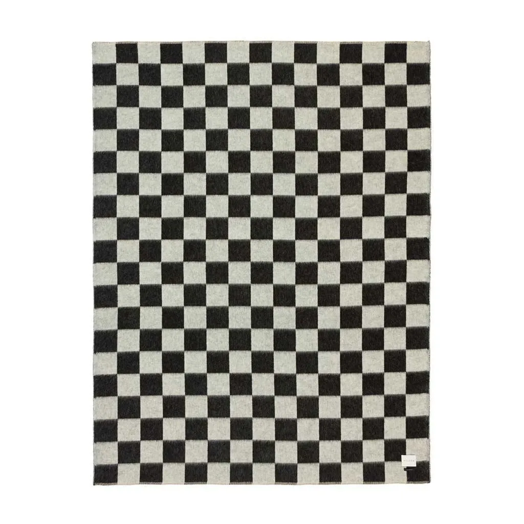 Crosby Heirloom Blanket - Black/Ivory