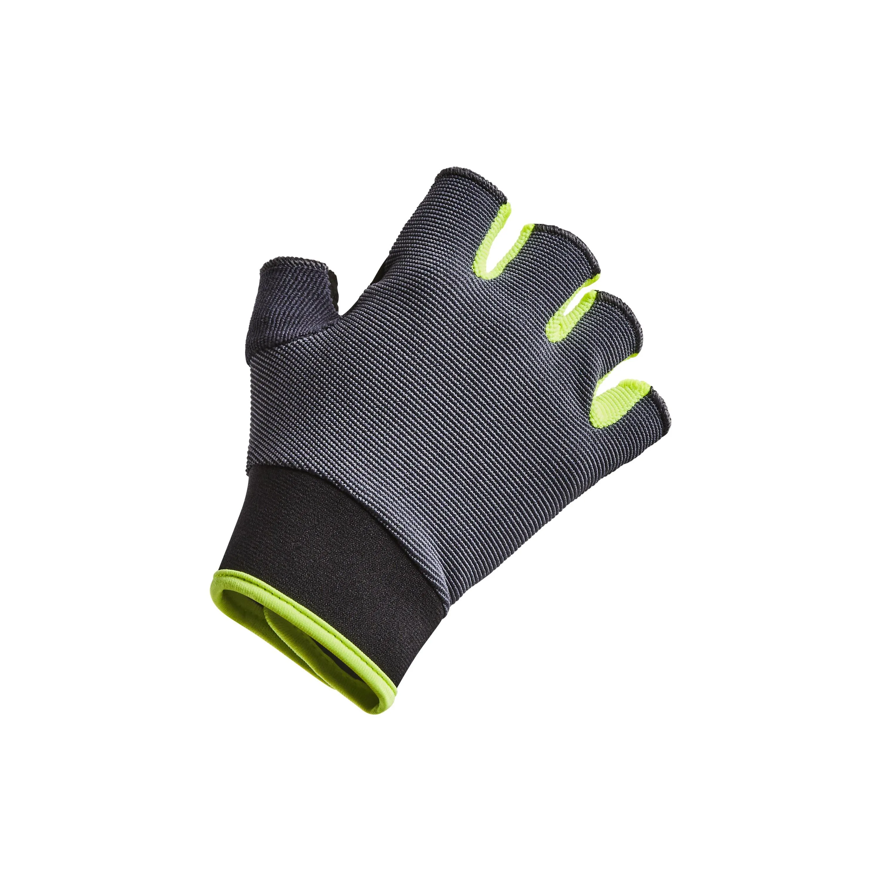 Cycling gloves for children 500 yellow Btwin
