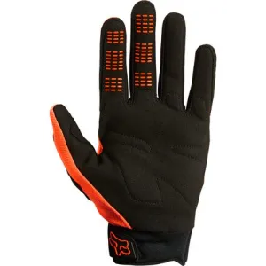 Dirtpaw men's Fox Racing gloves, Fluorescent Orange