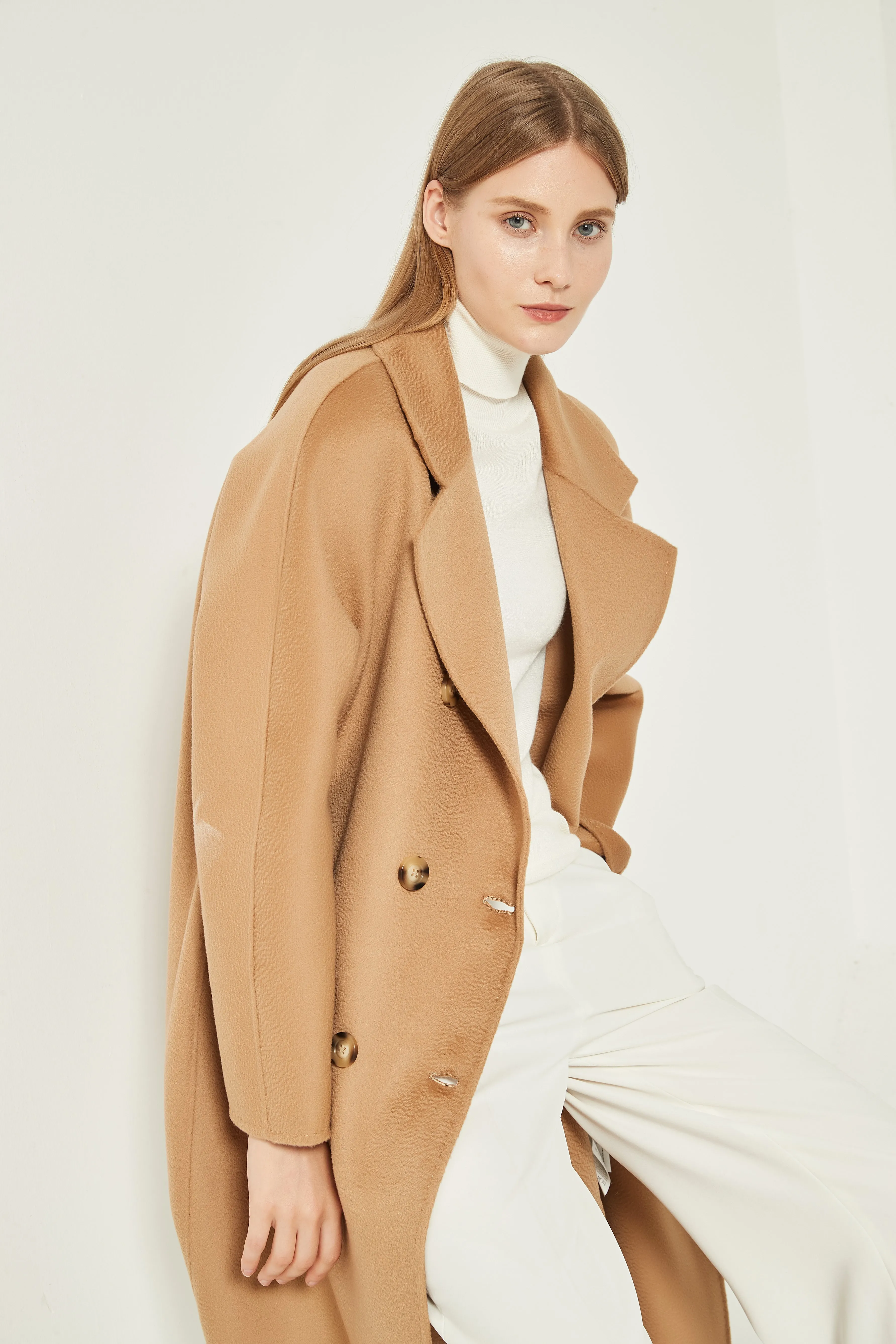 Double-breasted  Cashmere Coat