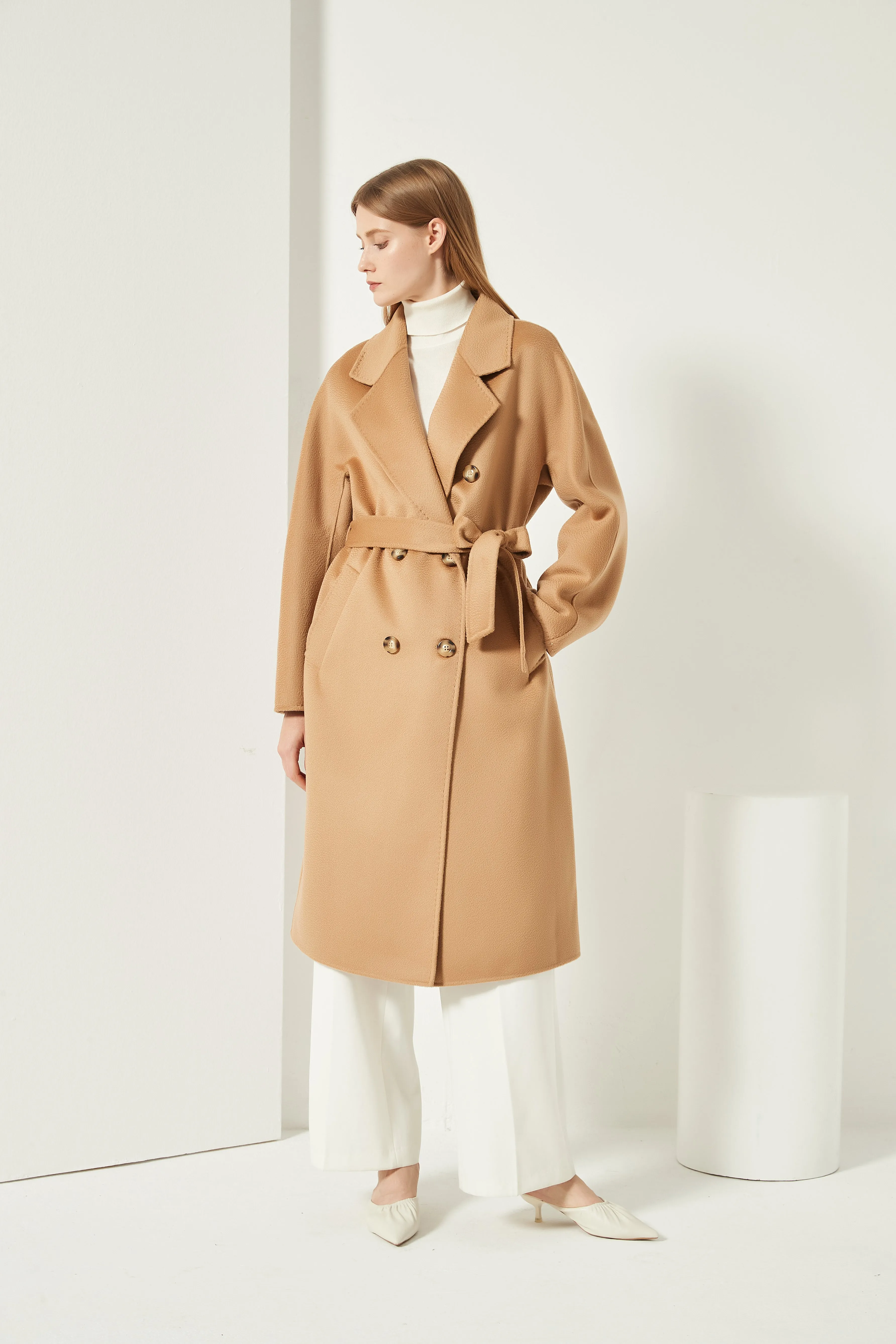 Double-breasted  Cashmere Coat
