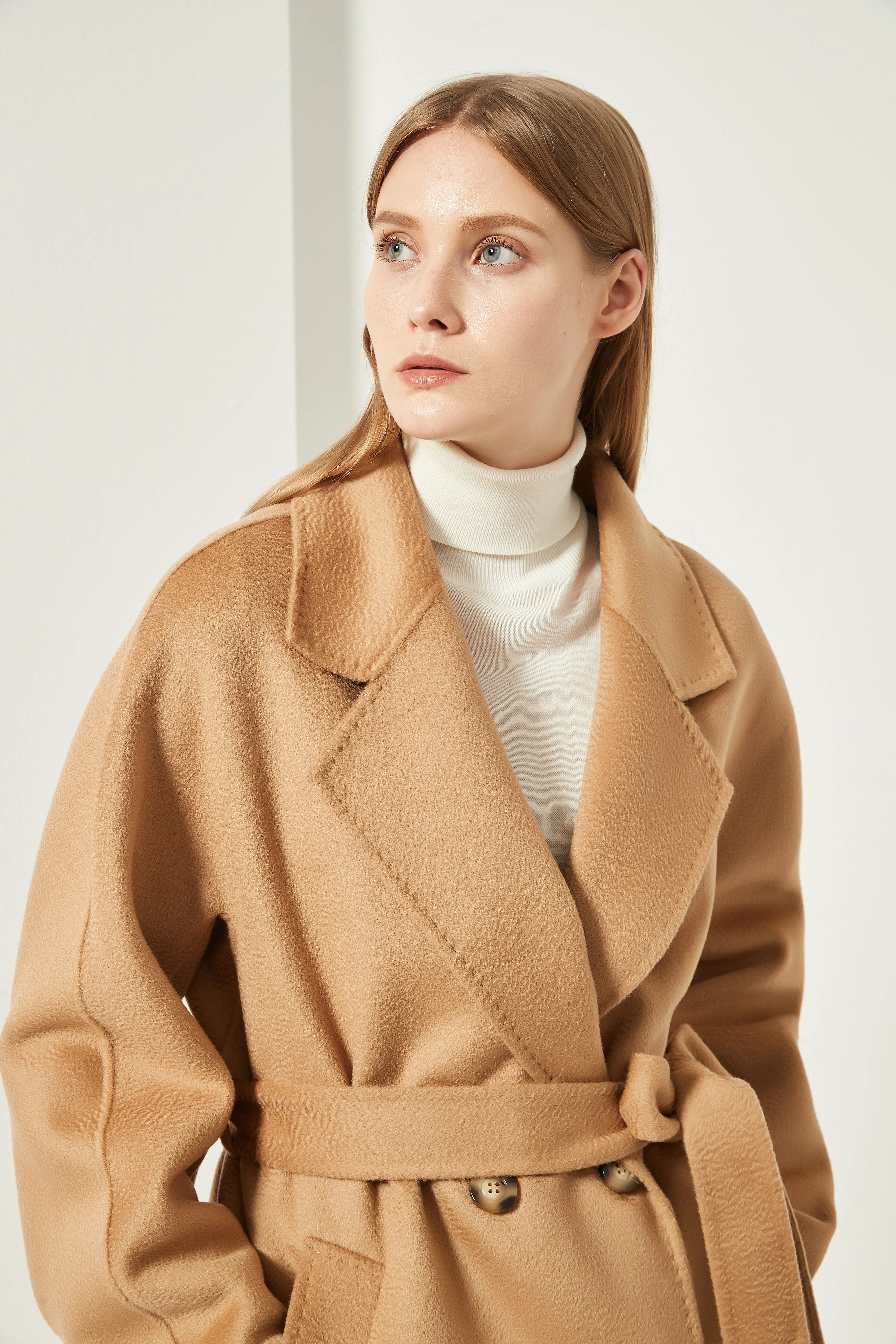 Double-breasted  Cashmere Coat