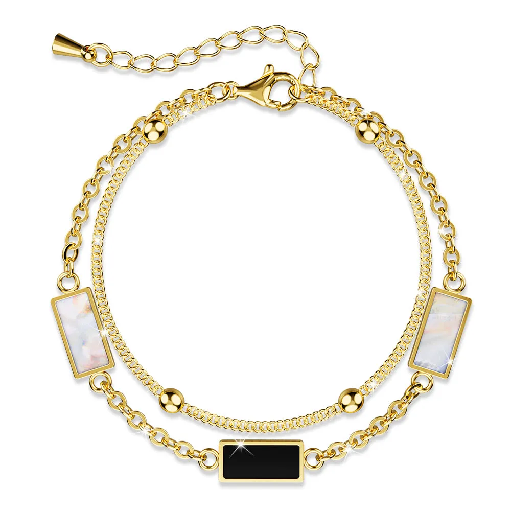 Esme Quadrate Layered Bracelet