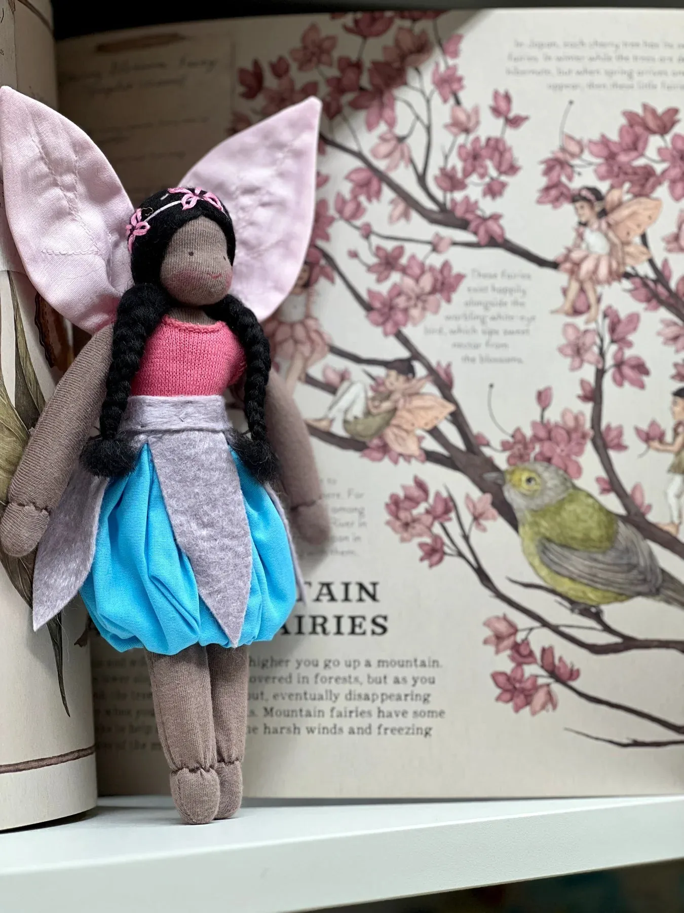 Blossom Fairy Evi Doll with Dark Skin - Enhanced eCommerce Product Title