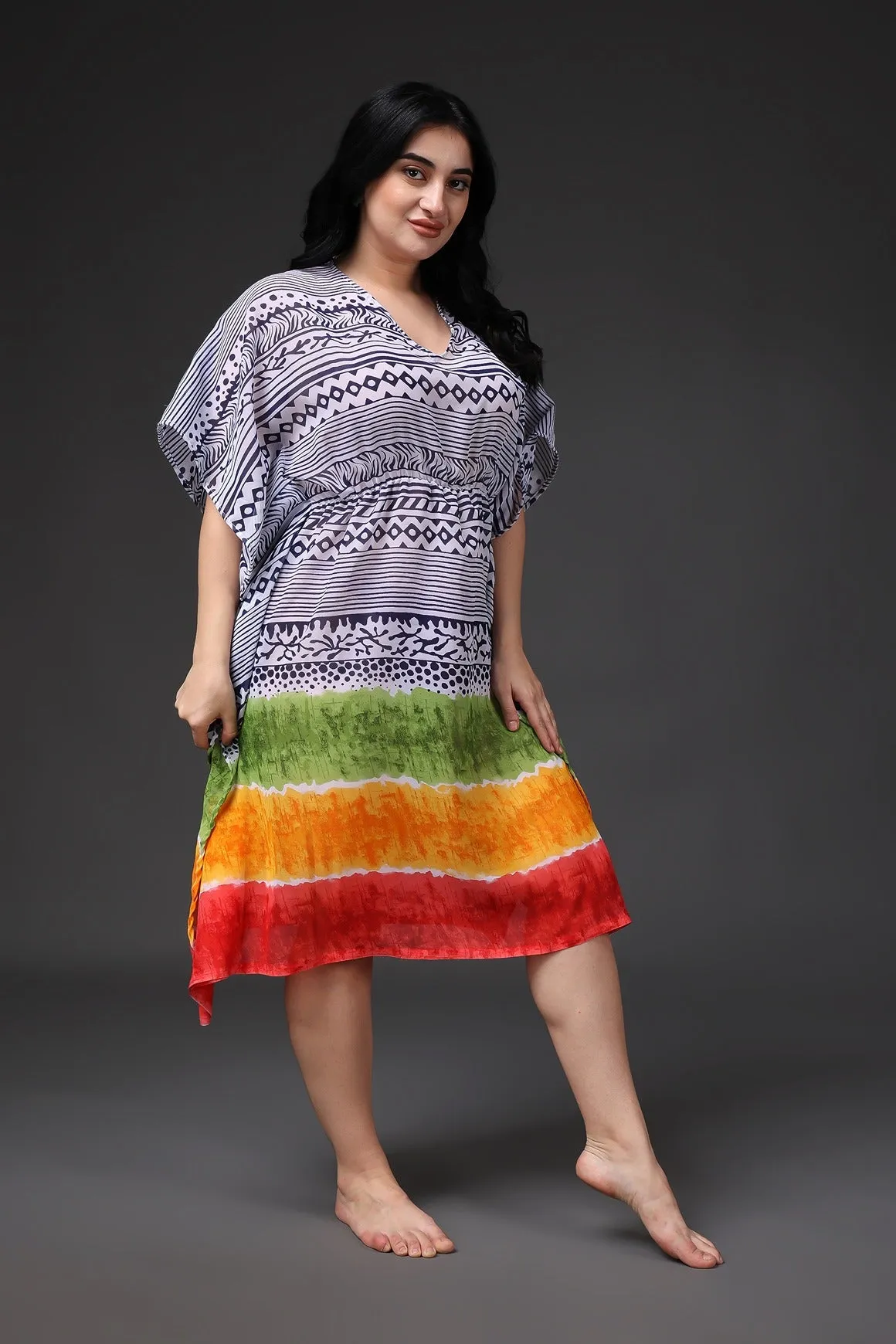 Geometric Printed Kaftan