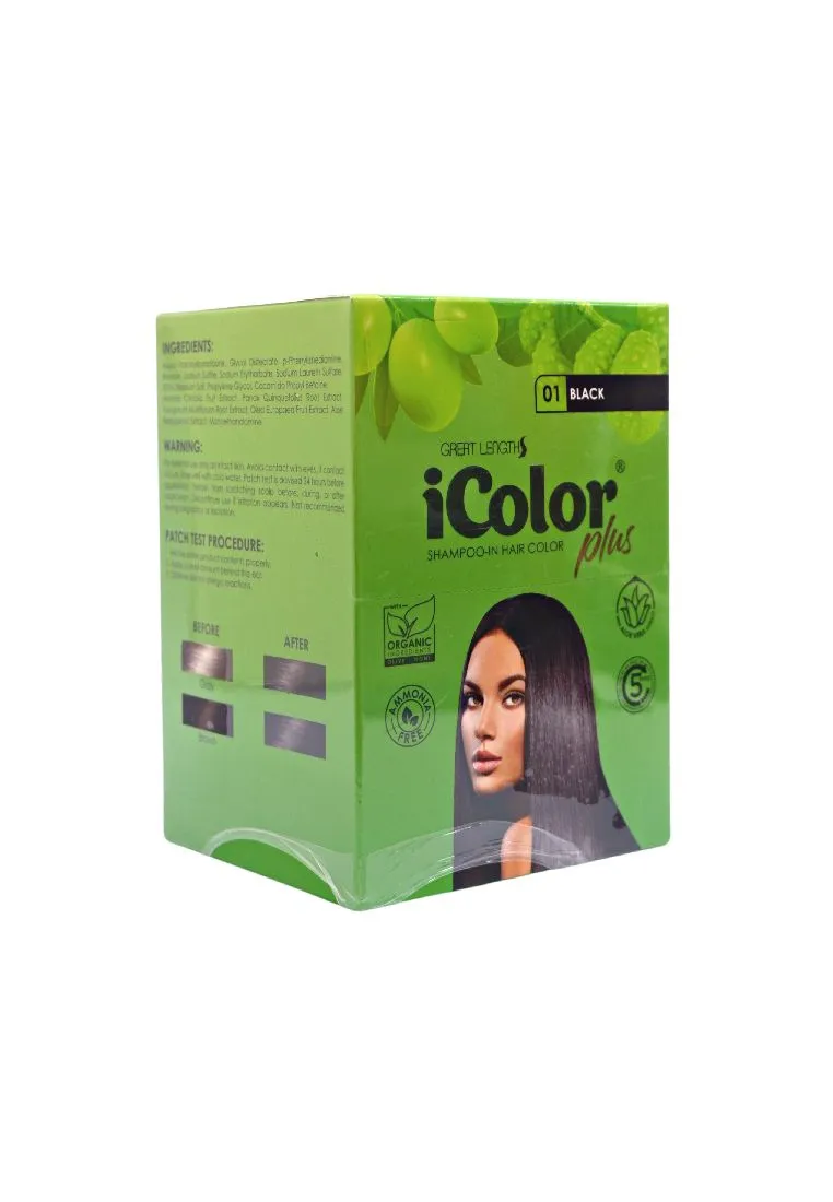 iColor 10piece/pack Hair Dye Shampoo 30ml