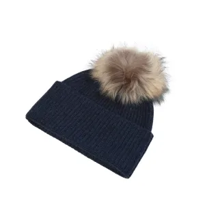 Luxury Rib Deep Turn Up Ladies Beanie Astral