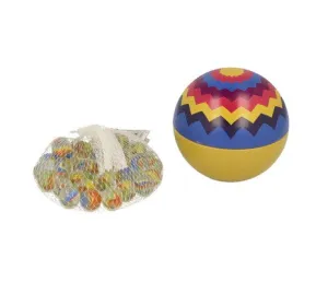 Majigg Tin Of Marbles Assorted Styles