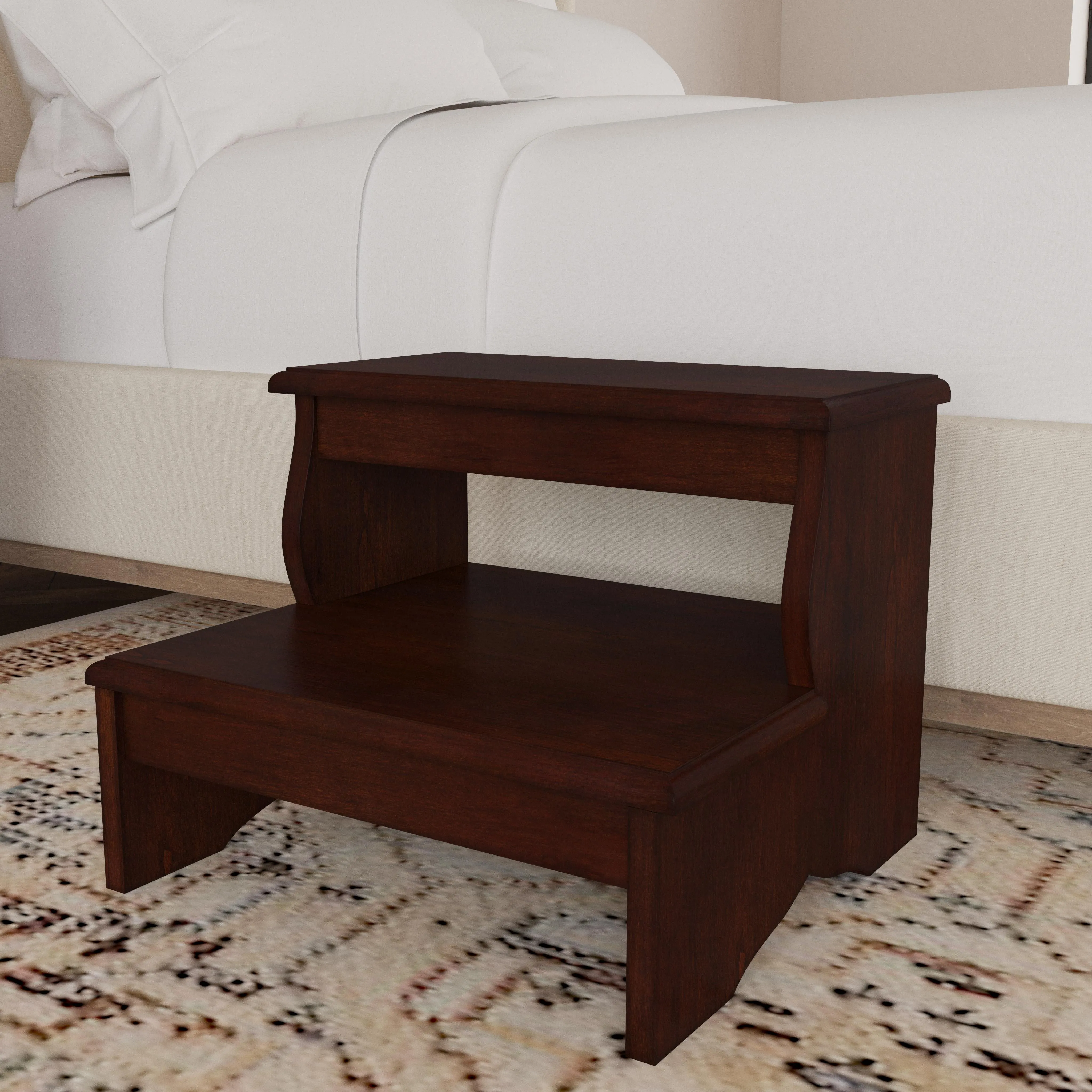 Melrose Step Stool in Medium Brown  1922024