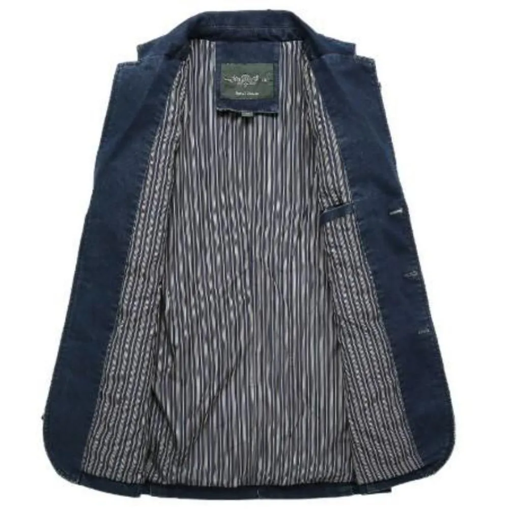 Mens Denim Sports Jacket