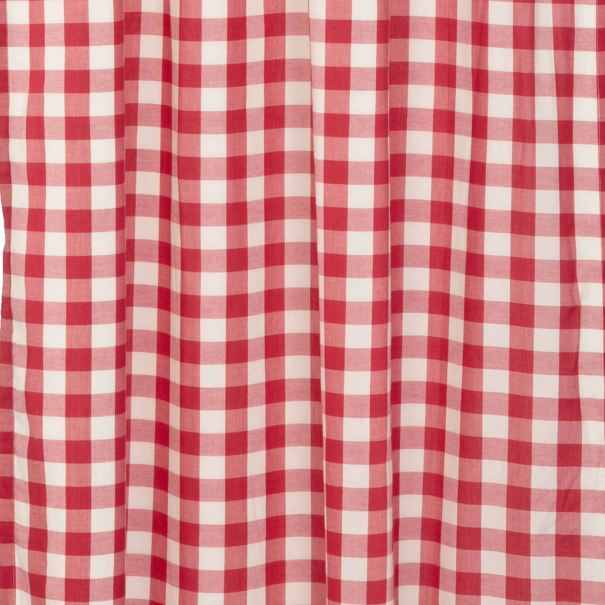 Panels Annie Buffalo Check Ruffled Farmhouse Window Curtain Set VHC Brands