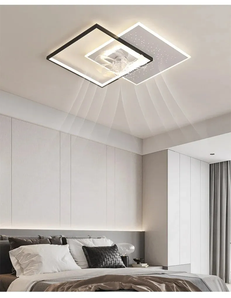 QIYI Moratie Acrylic Ceiling Fan Lights