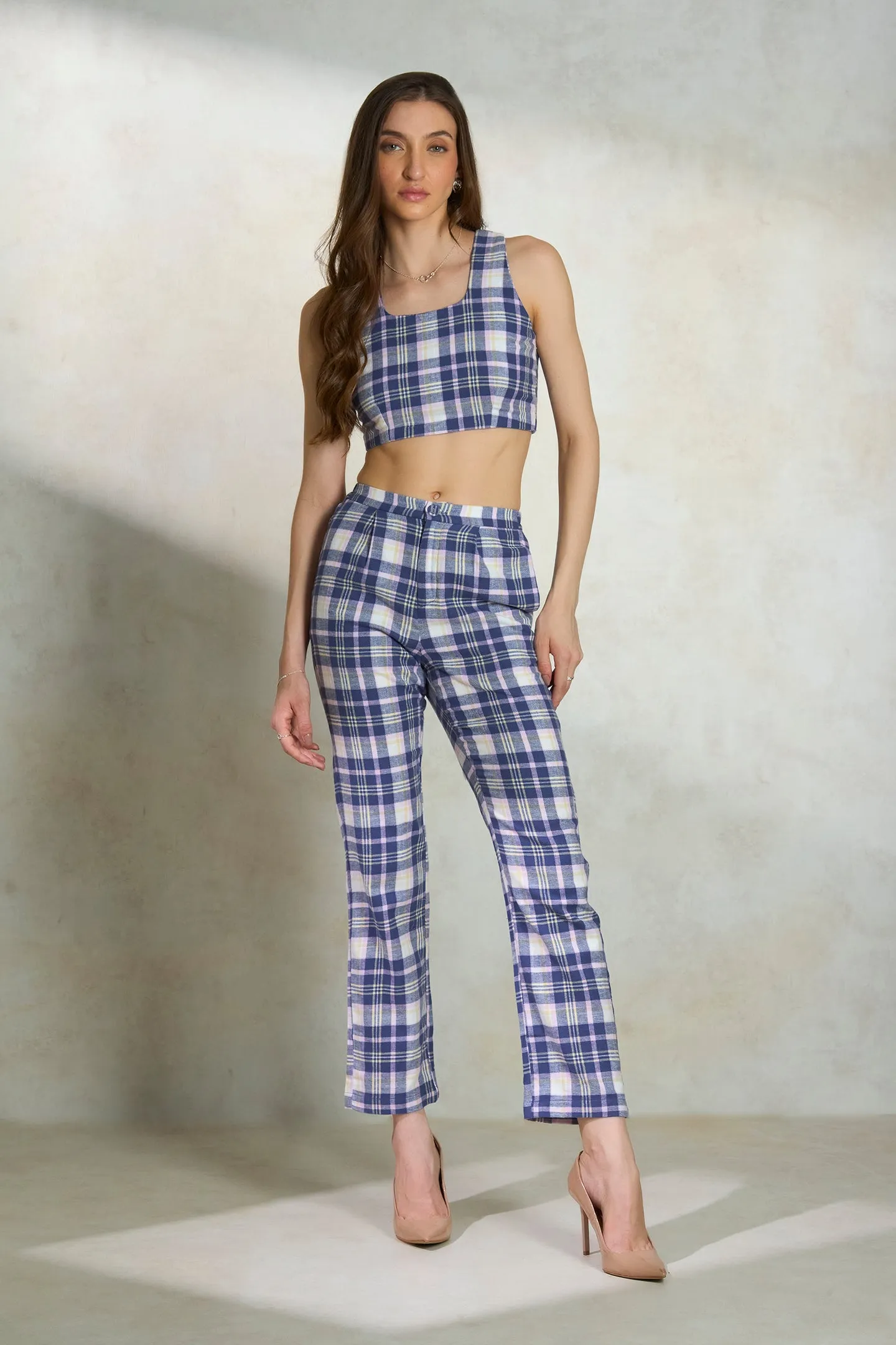 Roxie|Checked Cotton Co-ords