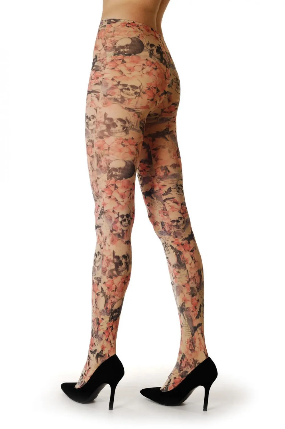 Skull Pink Flowers Lyrics Flies Vintage
