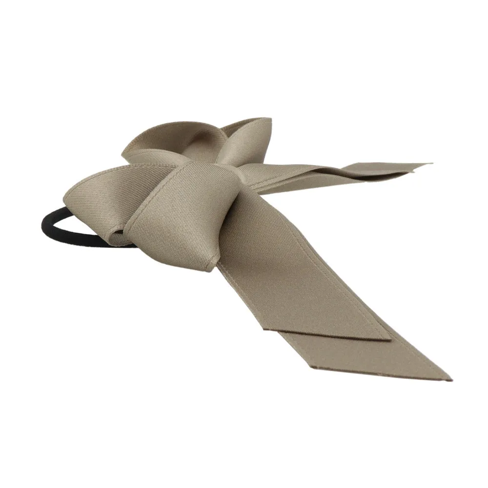 Solid Bow Hair Tie