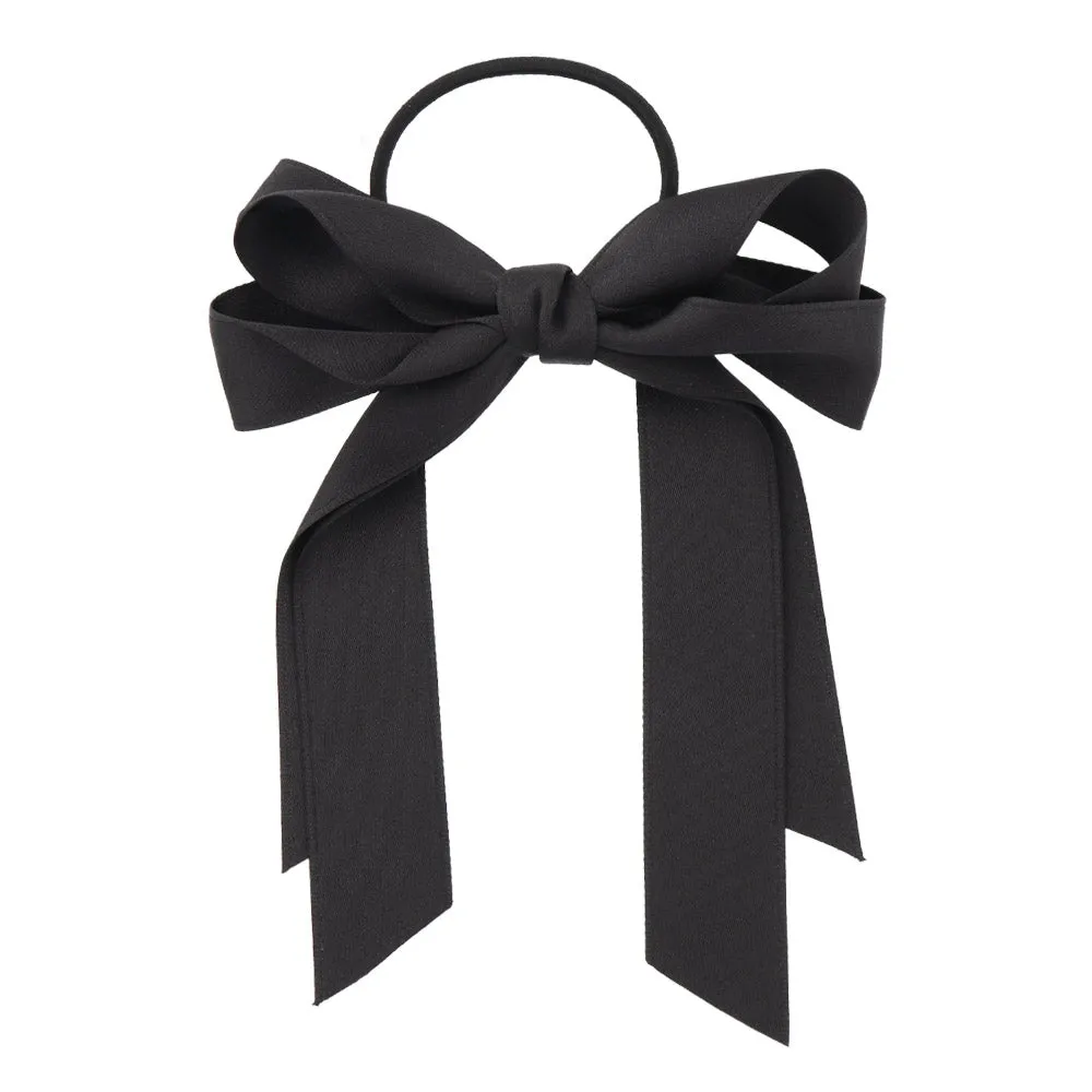 Solid Bow Hair Tie