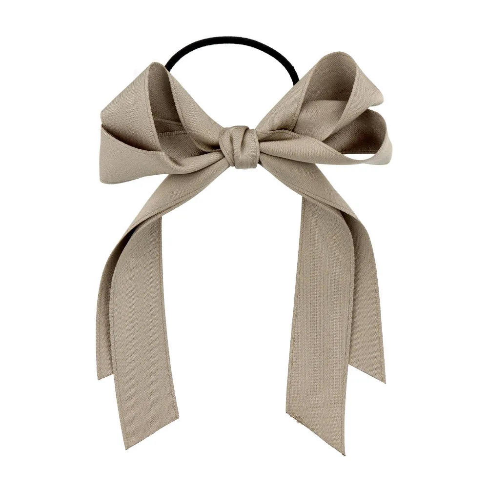 Solid Bow Hair Tie
