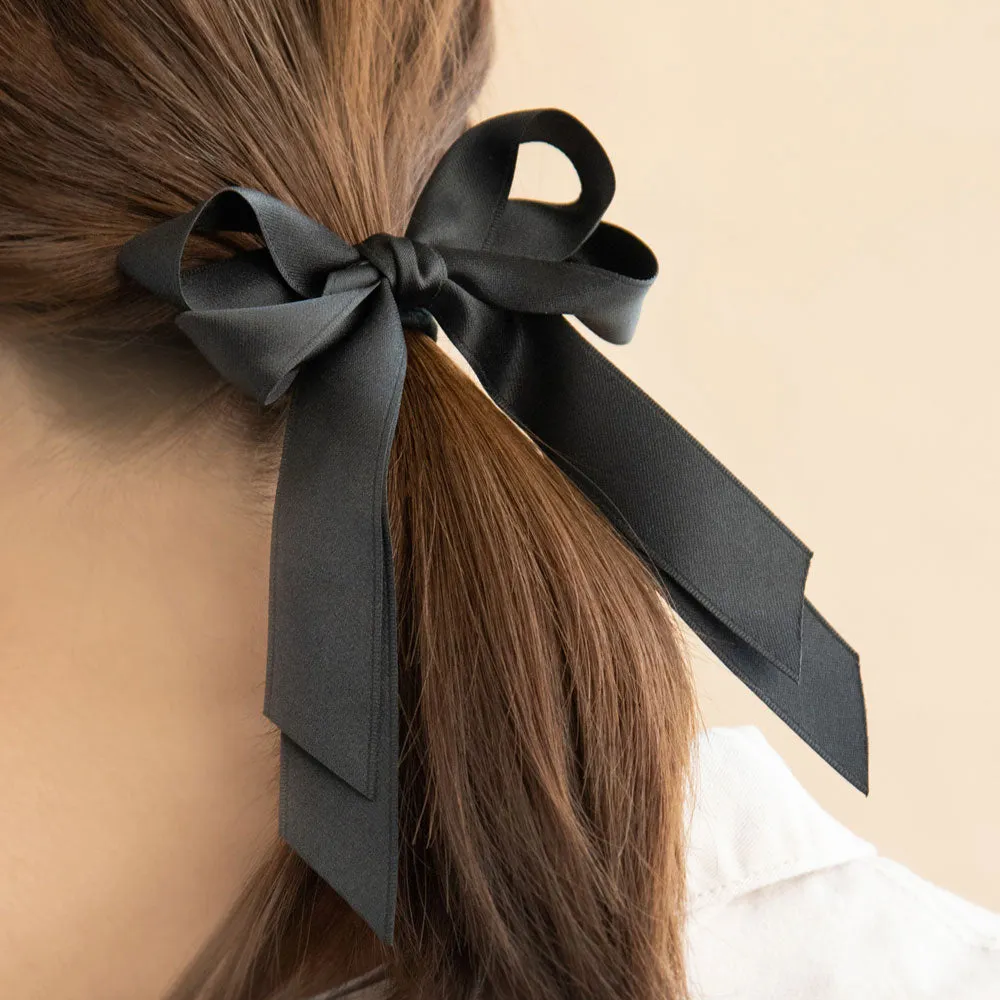 Solid Bow Hair Tie