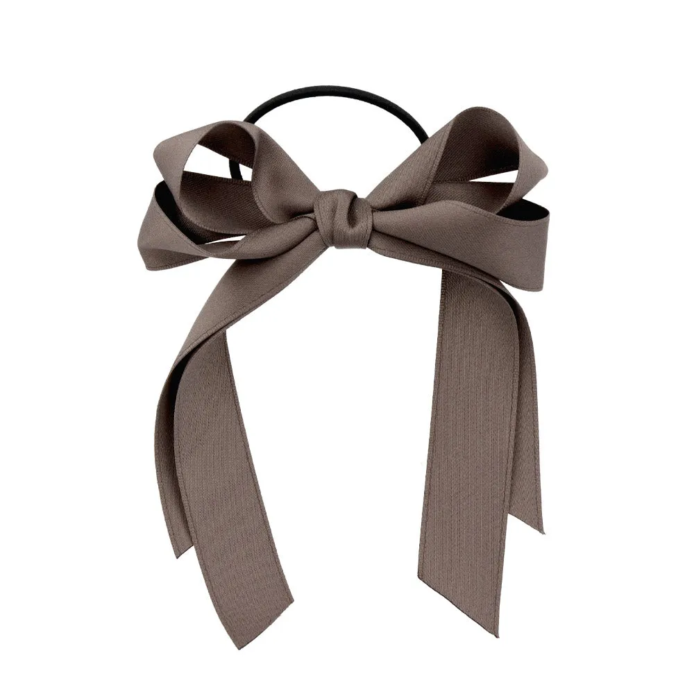 Solid Bow Hair Tie