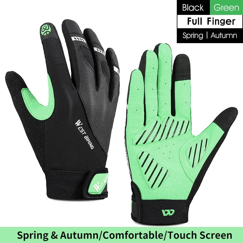 Sports Cycling Gloves Touch Screen Men Women MTB Bike Gloves Running Fitness Gym Riding Motorcycle Bicycle Gloves