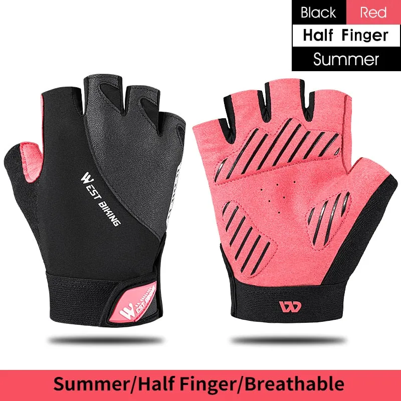 Sports Cycling Gloves Touch Screen Men Women MTB Bike Gloves Running Fitness Gym Riding Motorcycle Bicycle Gloves