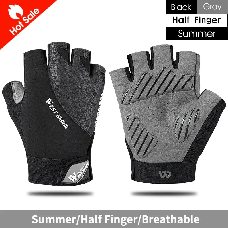 Sports Cycling Gloves Touch Screen Men Women MTB Bike Gloves Running Fitness Gym Riding Motorcycle Bicycle Gloves