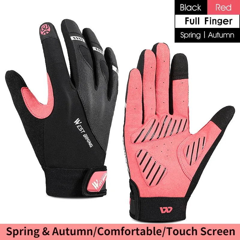Sports Cycling Gloves Touch Screen Men Women MTB Bike Gloves Running Fitness Gym Riding Motorcycle Bicycle Gloves