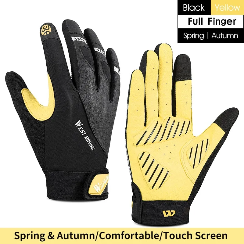 Sports Cycling Gloves Touch Screen Men Women MTB Bike Gloves Running Fitness Gym Riding Motorcycle Bicycle Gloves