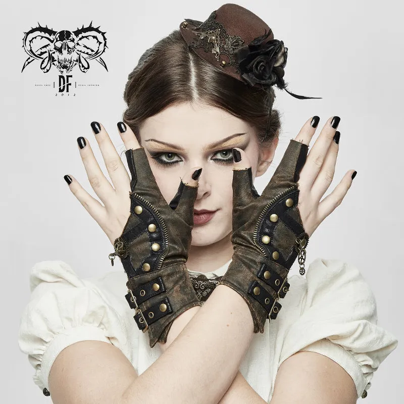 Steampunk Half Gloves