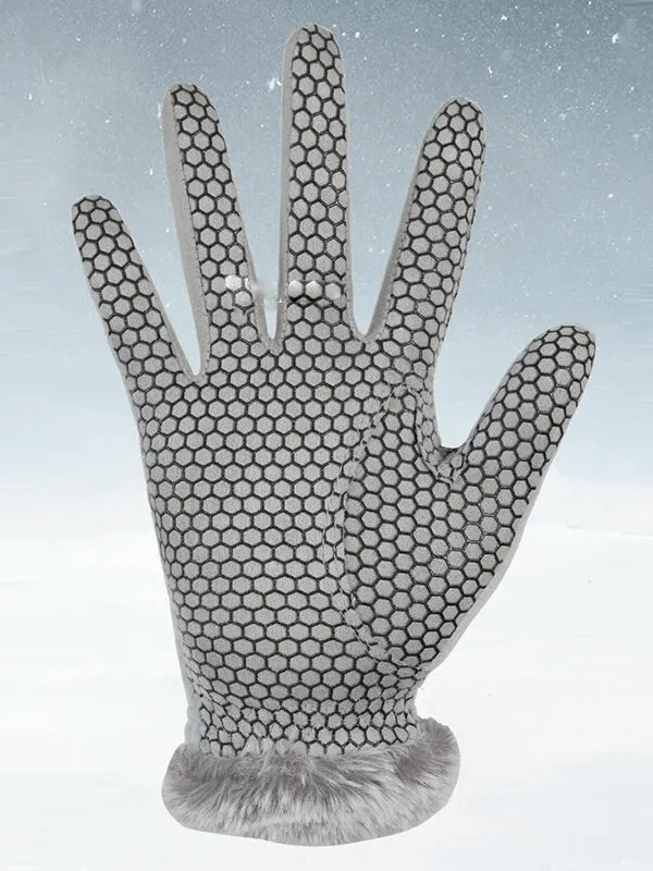Stylish Women's Anti-slip Warm Gloves for Training - SF0958