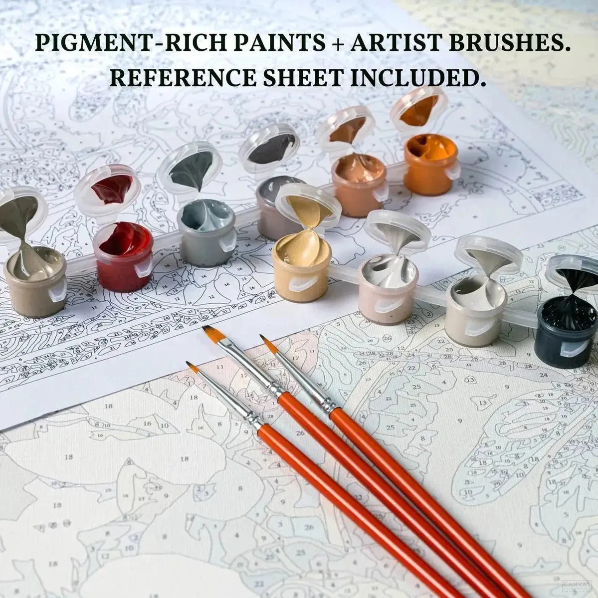 Sweet Winter Retreat - Paint by Numbers