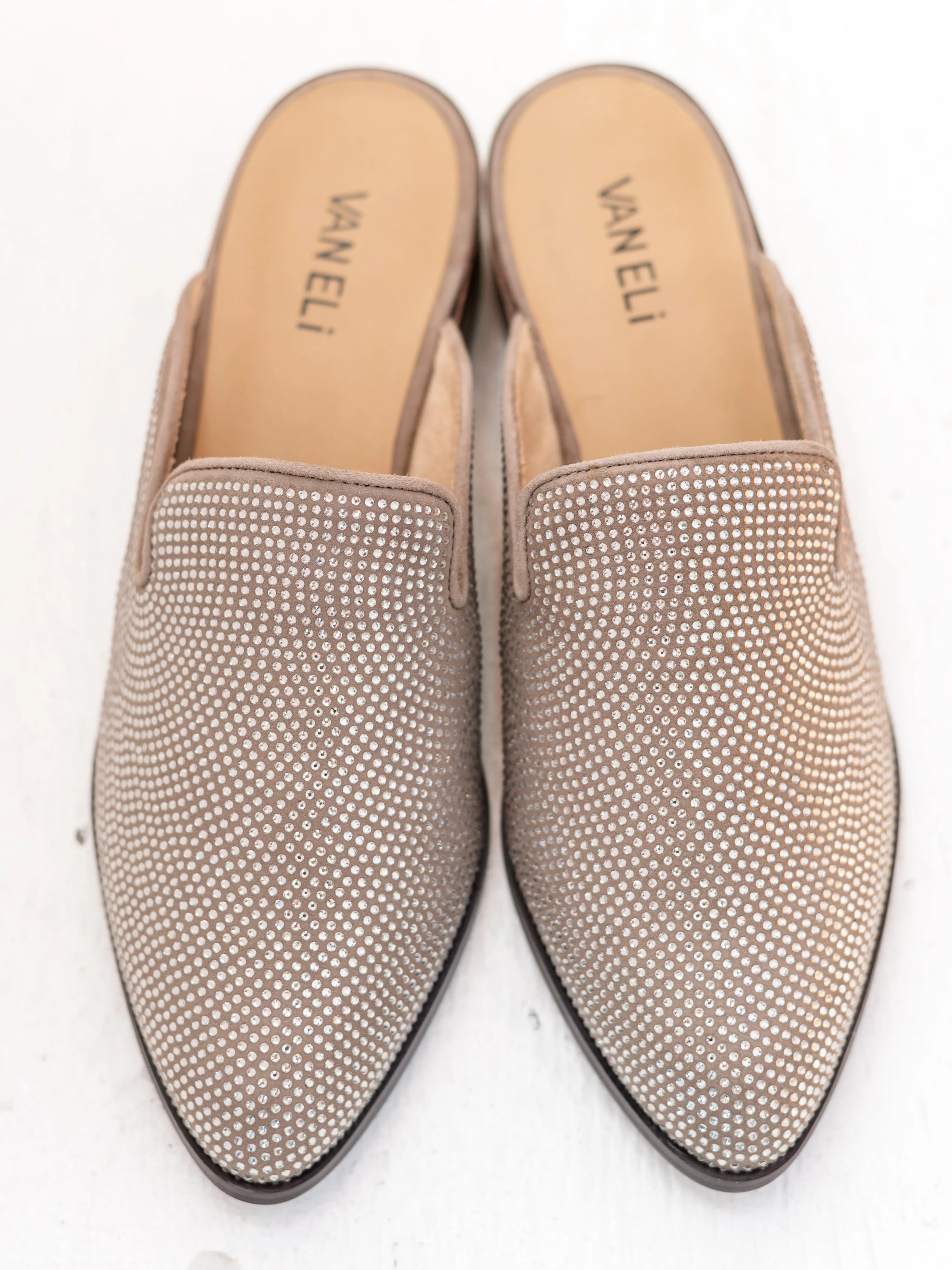 Tegan Taupe Suede by Vaneli